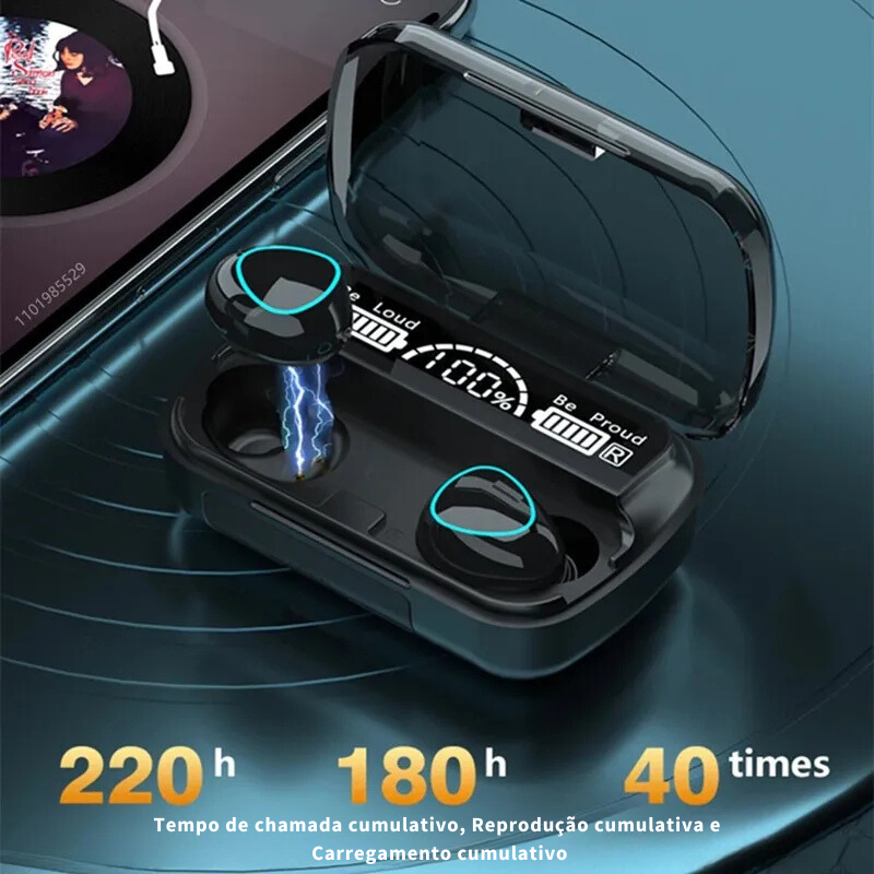 Fone de Ouvido Bluetooth
