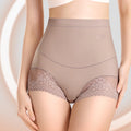Calças modeladoras de corpo pós-parto de cintura alta para mulheres, levantando a barriga e o quadril, apertando a barriga