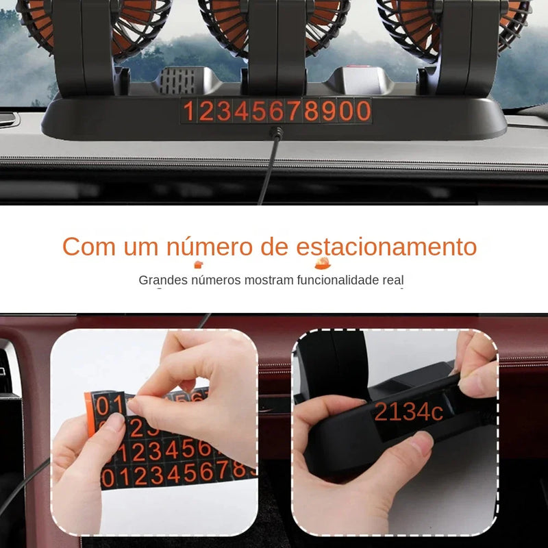 Ventilador de Carro 360º